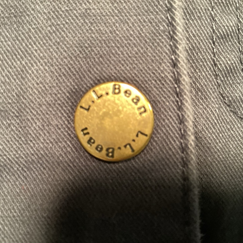L.L. Bean Women's Navy Blue Utility Jacket Size Medium - Picture 4 of 16